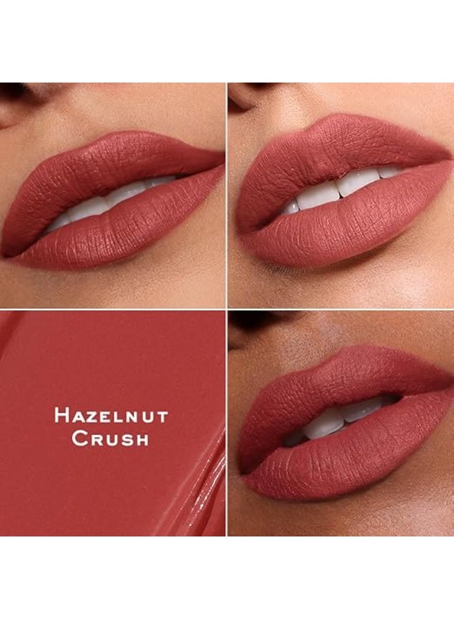 Kiro Velvet Soufflé Soft Matte Liquid Lipstick – Hazelnut Crush, 5ml | Hydrating, Weightless Mousse Texture | High-Pigment, Long-Lasting Matte Finish - Image 3